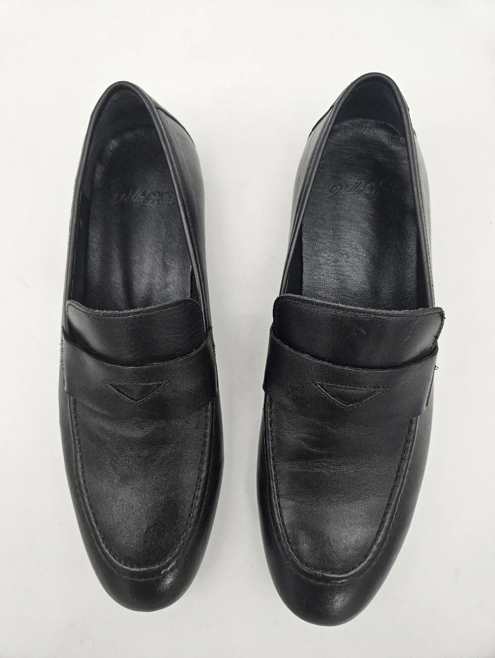 VELLAPAIS Men Galano Penny Loafer Black Sz 11